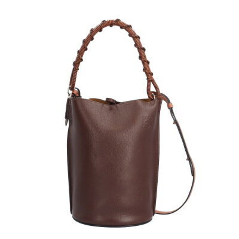 Loewe Gate Bucket Shoulder Bag Leather Brown